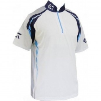 Рыболовная рубашка DAIWA Polo long sleeve Wicksensor DE-7604 White 2XL